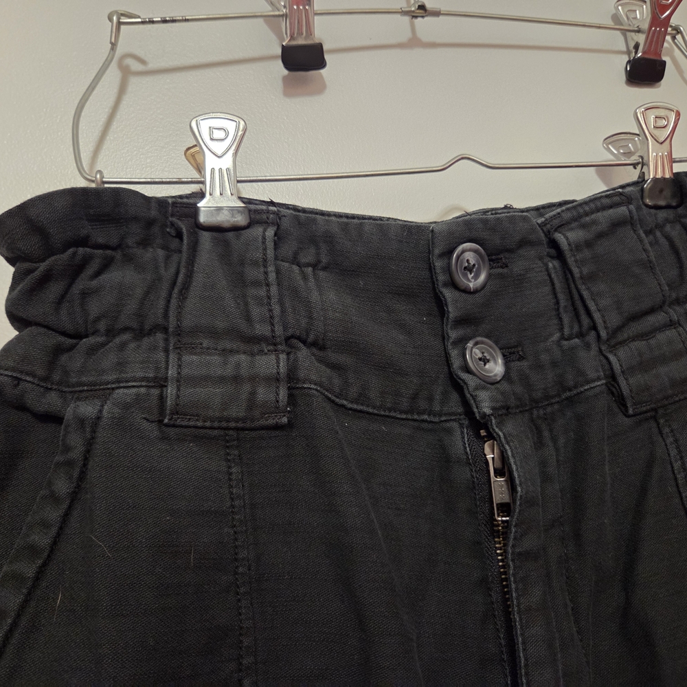 Free People Charcoal Pants 100% Cotton